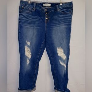 Torrid Capri Skinny Style Jeans sz 18 Plus